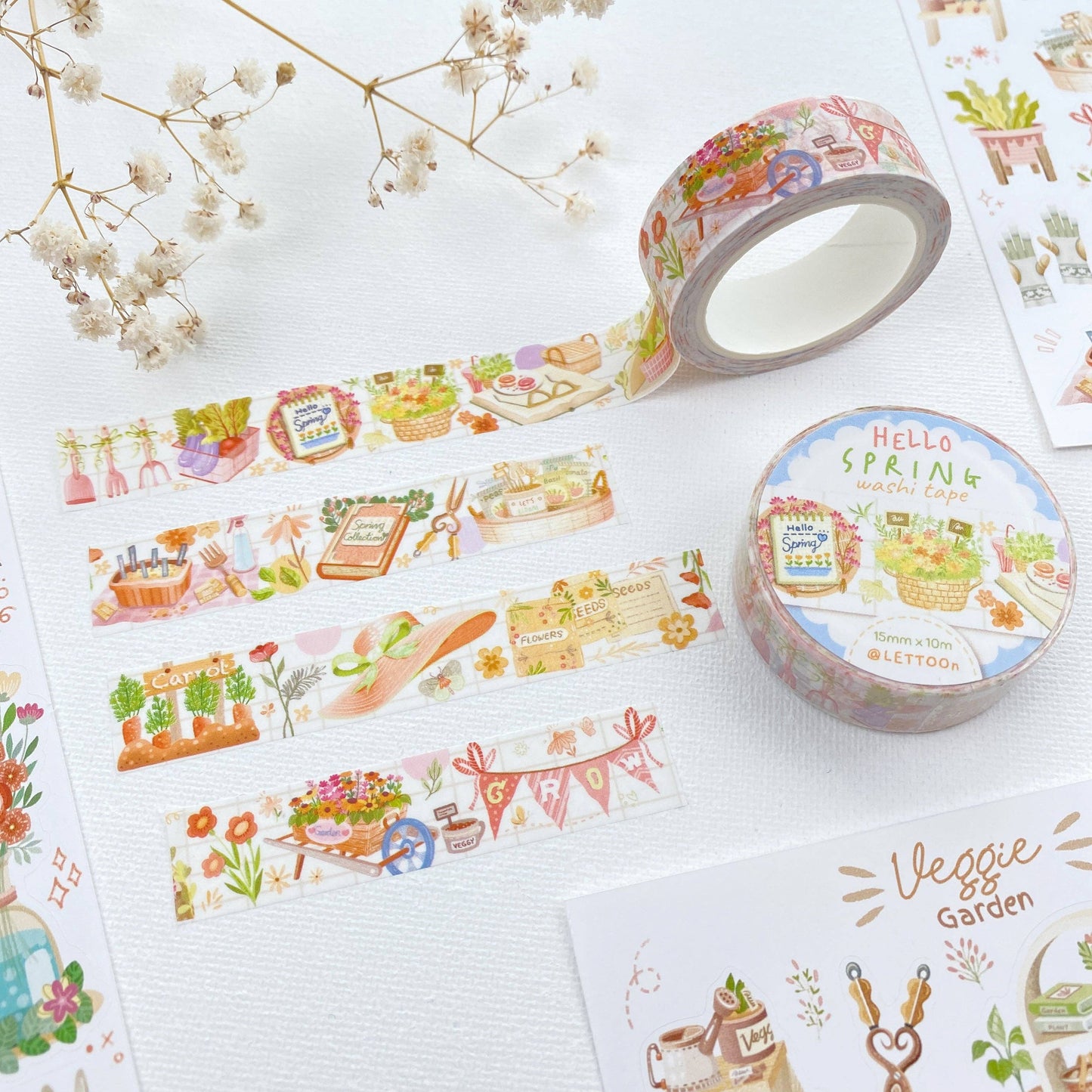 Washi Tape - Hello Spring - Tea & Fables