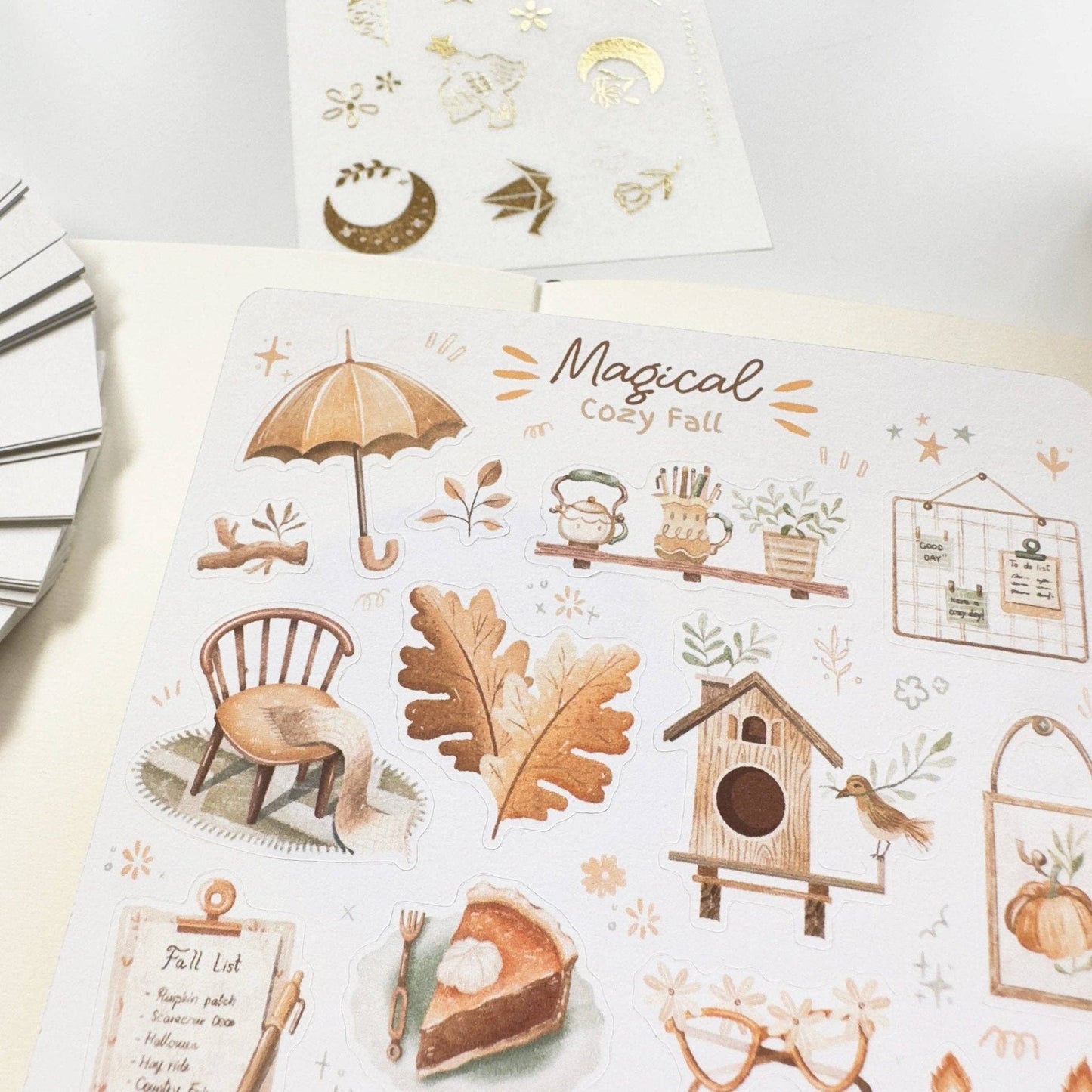 Sticker Sheet - Magical Cozy Fall: Matte Paper