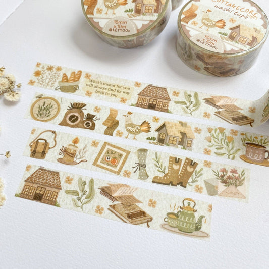 Washi Tape - Cottagecore Vibes - Tea & Fables