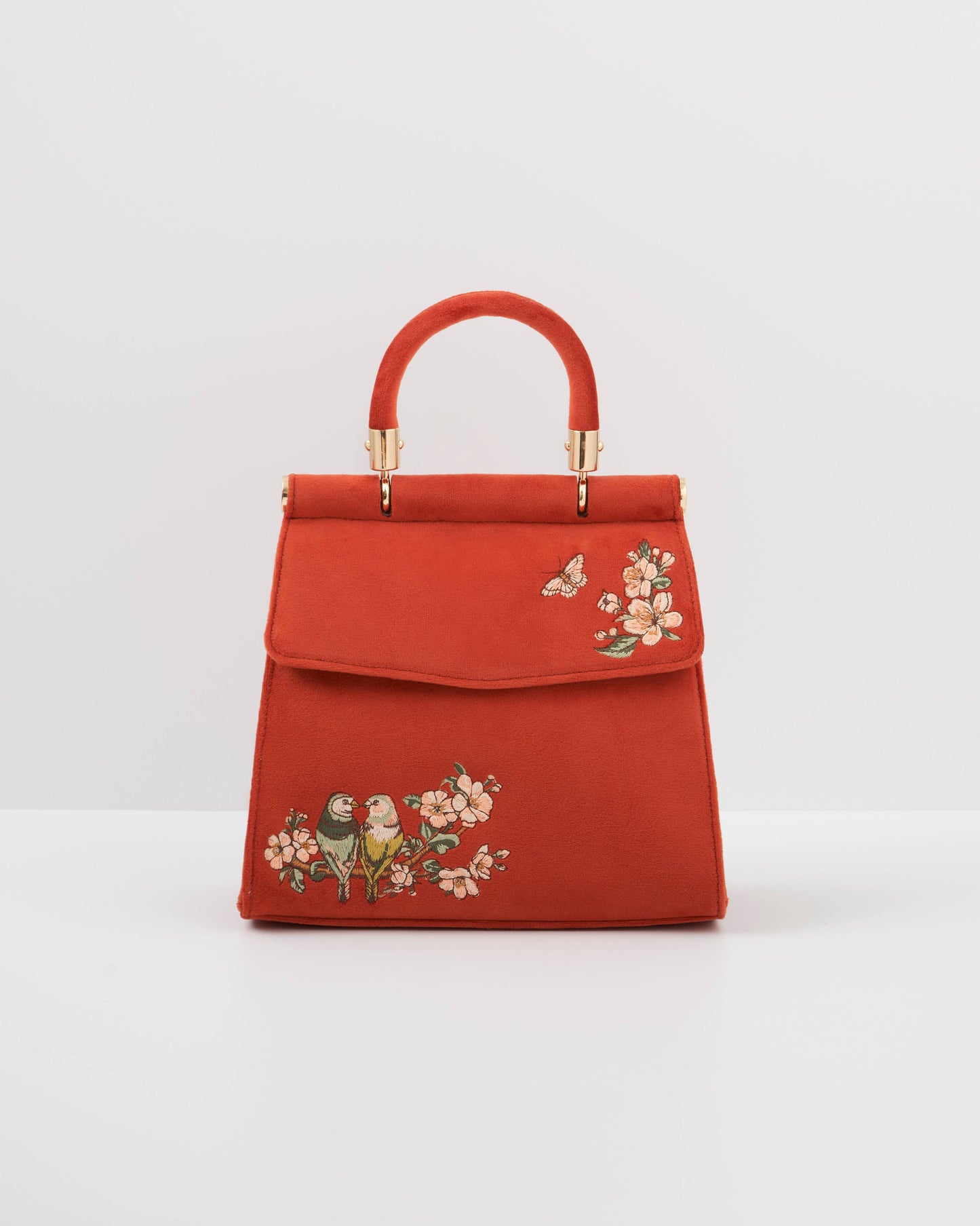 FABLE Lovebirds Mini Top Handle Tote