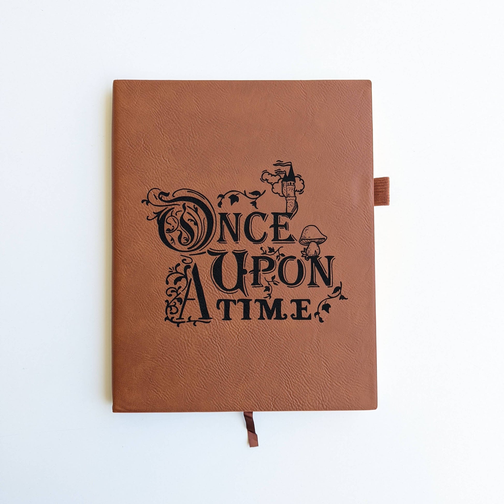 Once Upon A Time - Vegan Leather Journal (Vanlig størrelse) - Tea & Fables