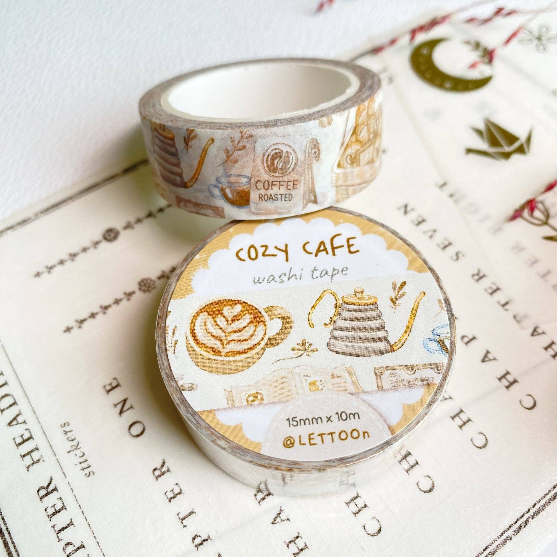 Washi Tape - Cozy Cafe - Tea & Fables