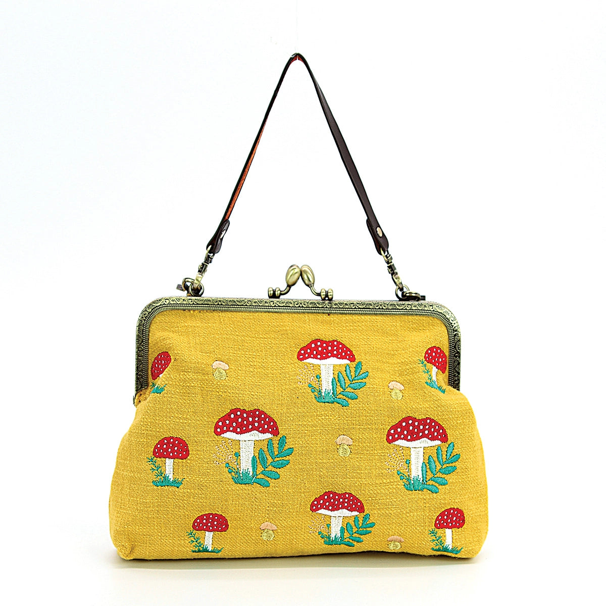 Mushrooms Kisslock Bag