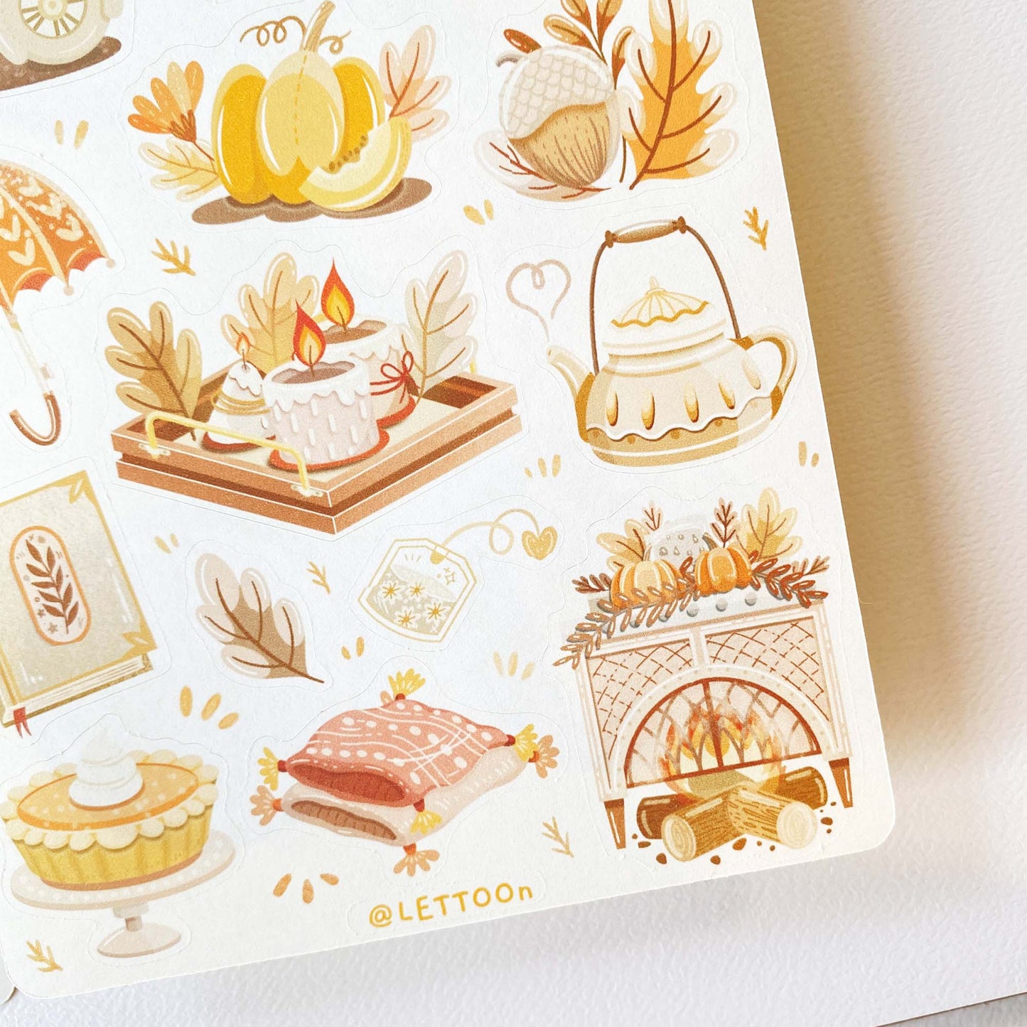 Sticker Sheet - Autumn in my Heart: Both Themes
