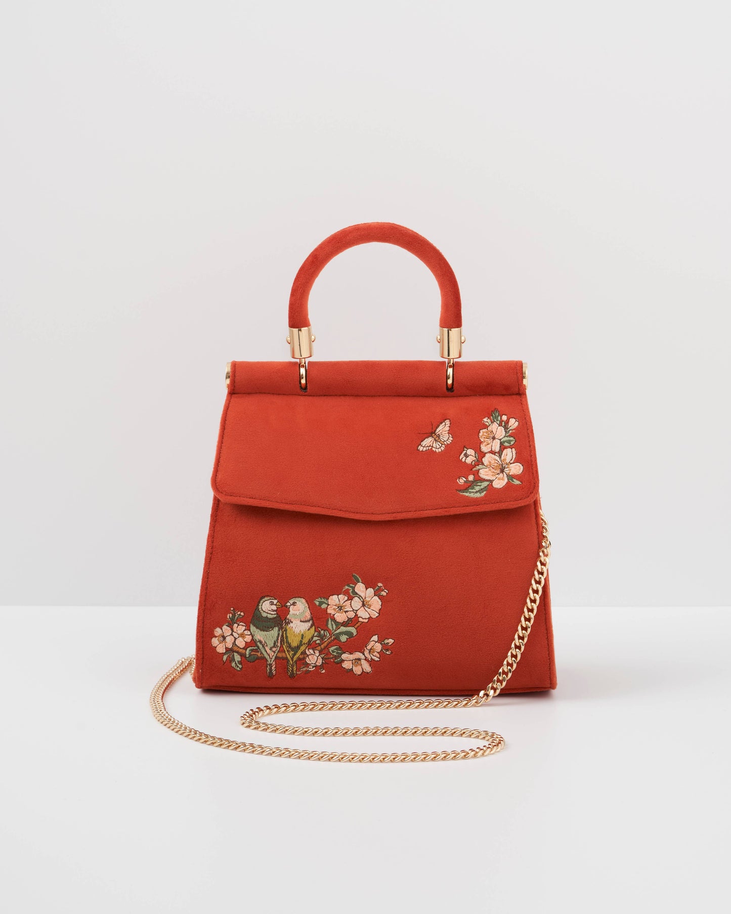 FABLE Lovebirds Mini Top Handle Tote