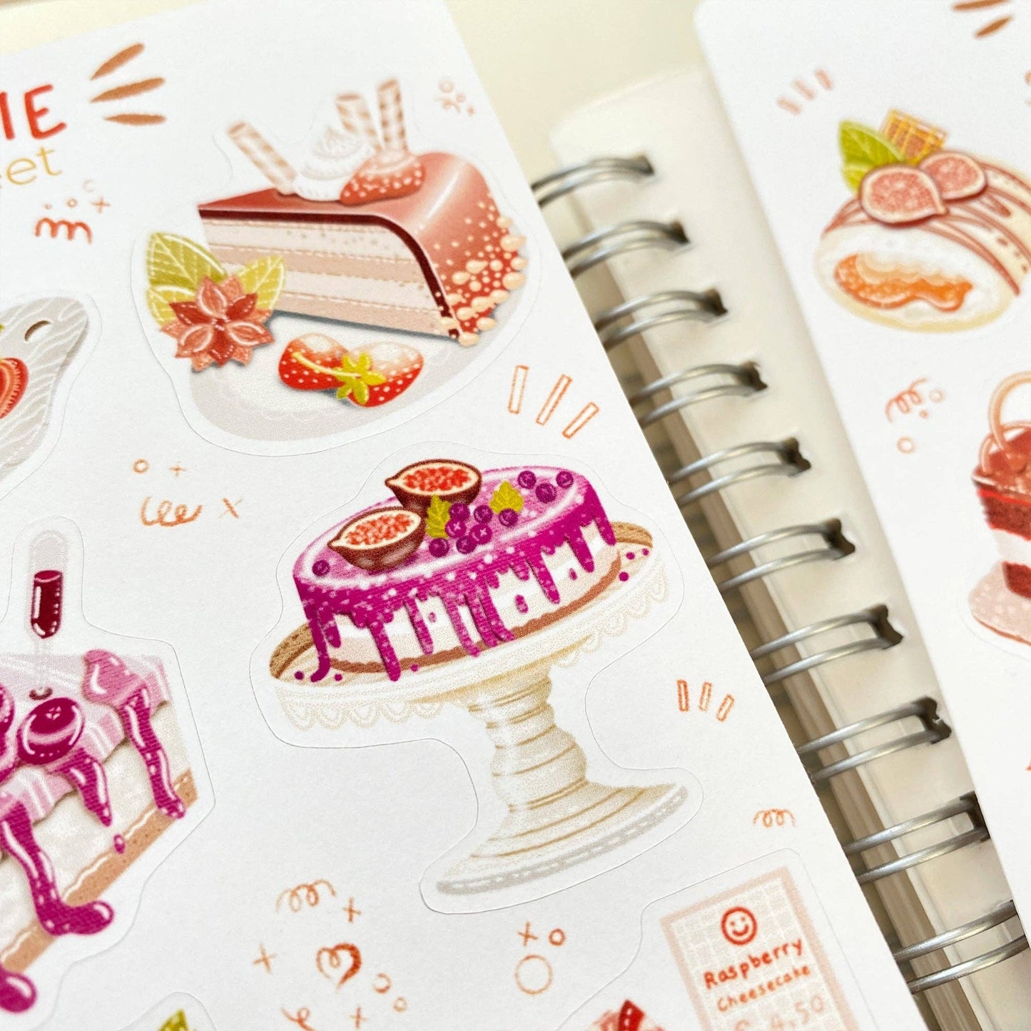 Sticker Sheet - Patisserie: Semi-Transparent - Tea & Fables