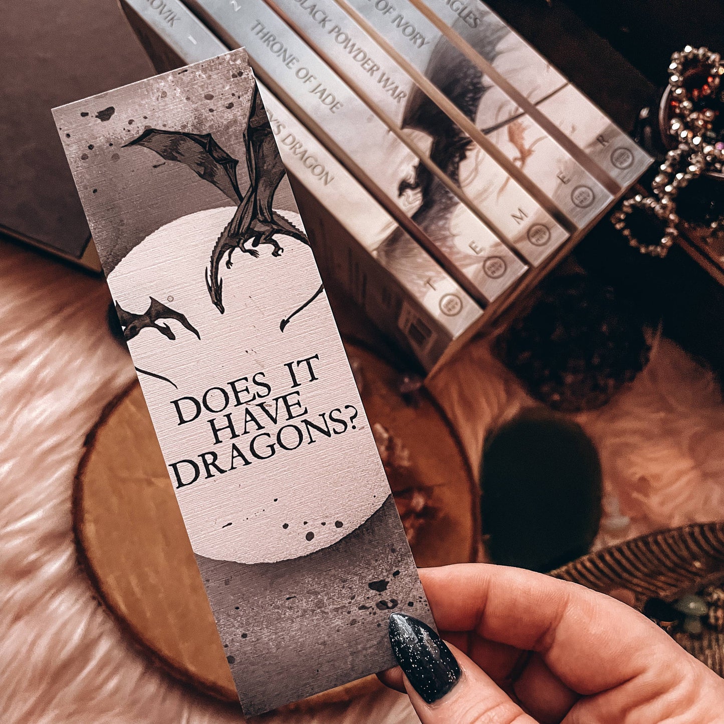 Does it have Dragons Bookmark - Tea & Fables