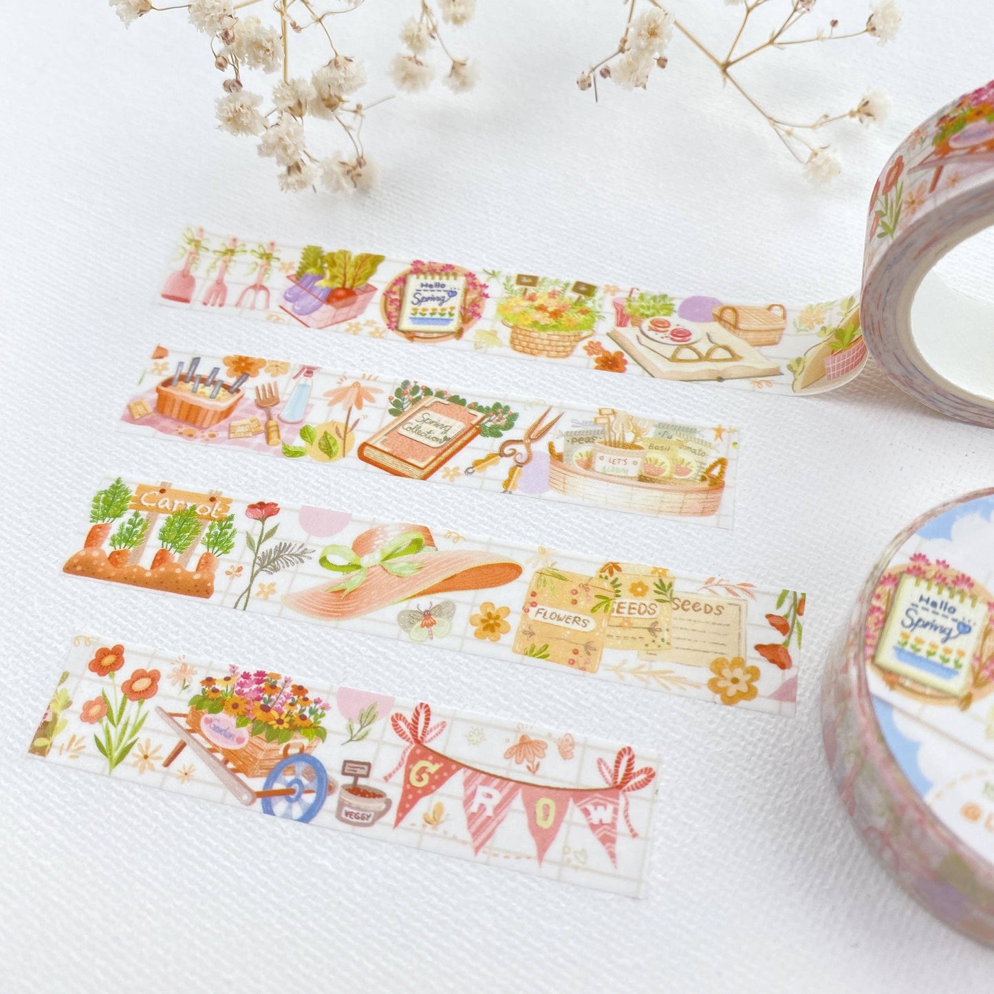 Washi Tape - Hello Spring - Tea & Fables