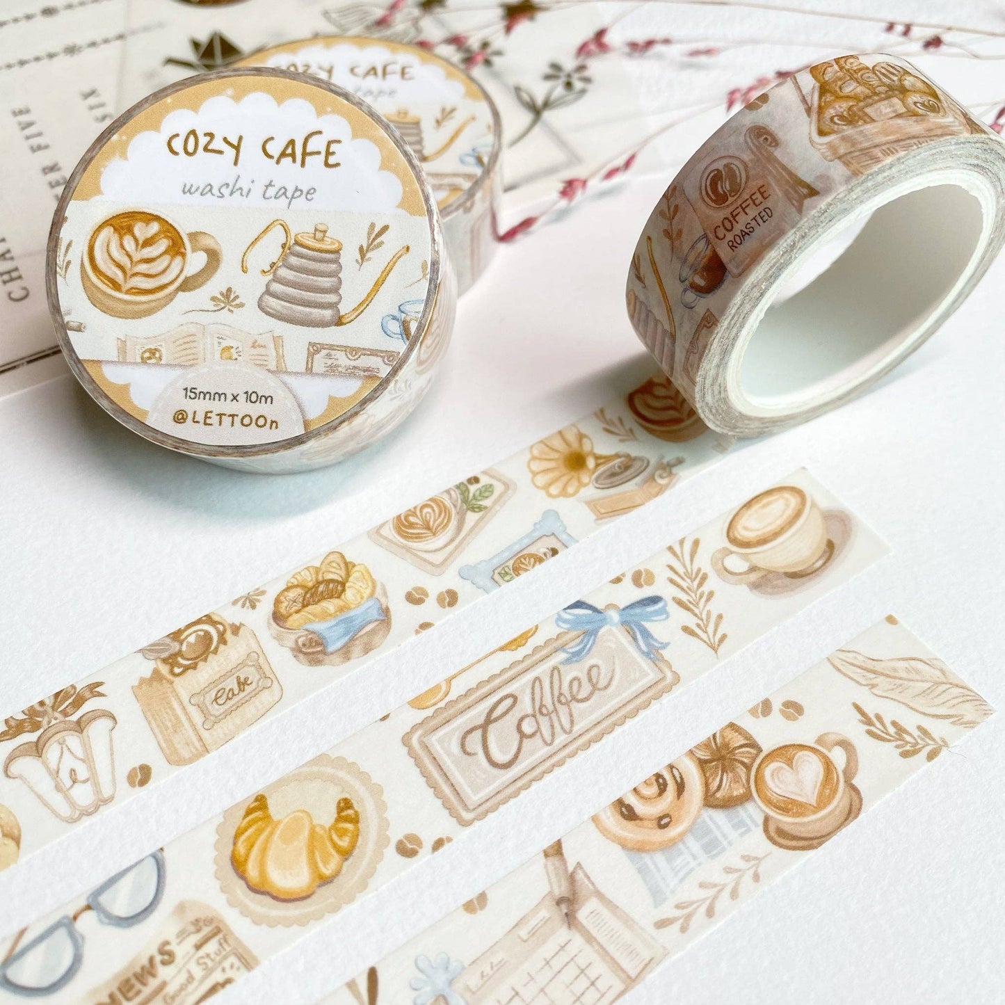 Washi Tape - Cozy Cafe - Tea & Fables