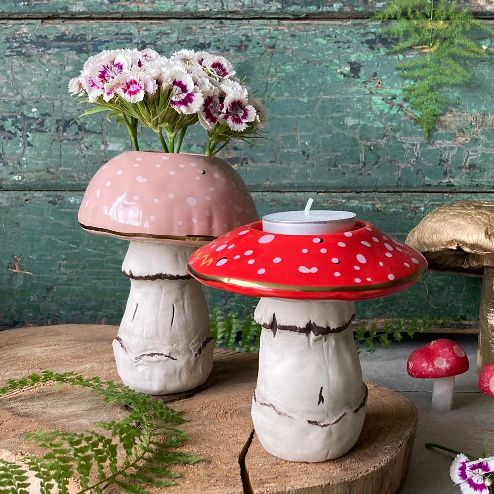 Forage Mushroom Tealight Holder