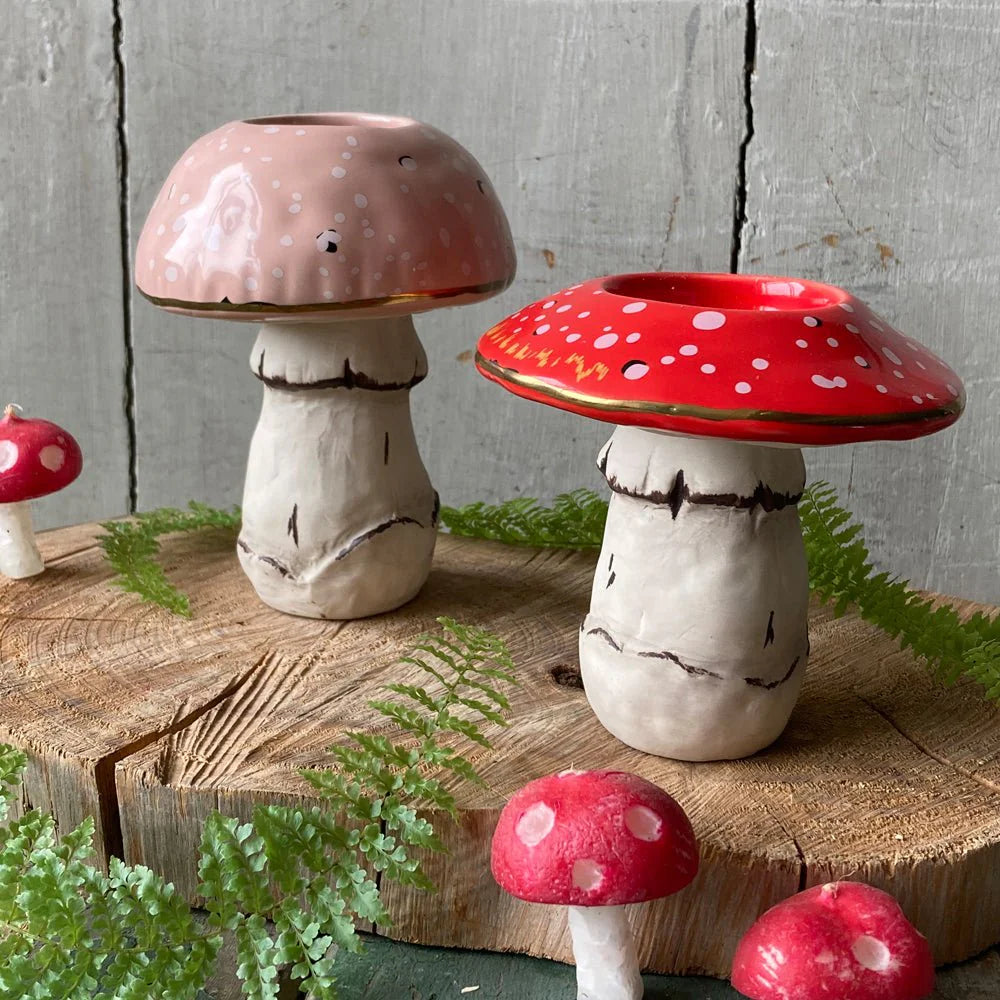 Forage Mushroom Tealight Holder
