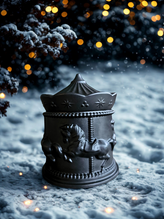 Duftlys Carousel: Solliès fig (svart)