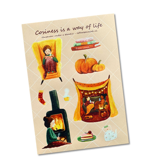 Sticker Sheet - "Cosiness is a way of life"